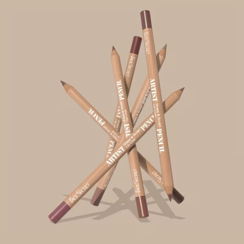 Sand Beige Matte Lip Liner Pencil - Waterproof, Long-Lasting - Picture 3 of 5